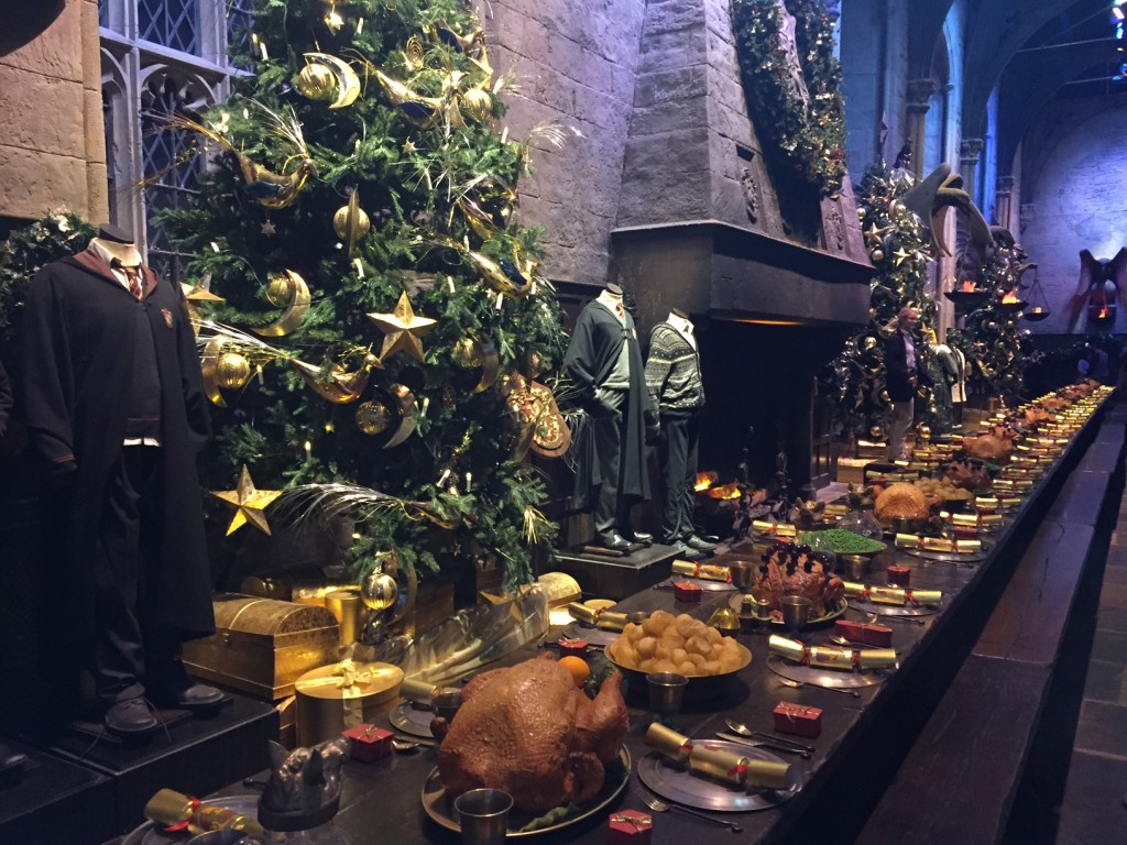 Dining at Hogwarts at the WB Harry Potter Studio Tour